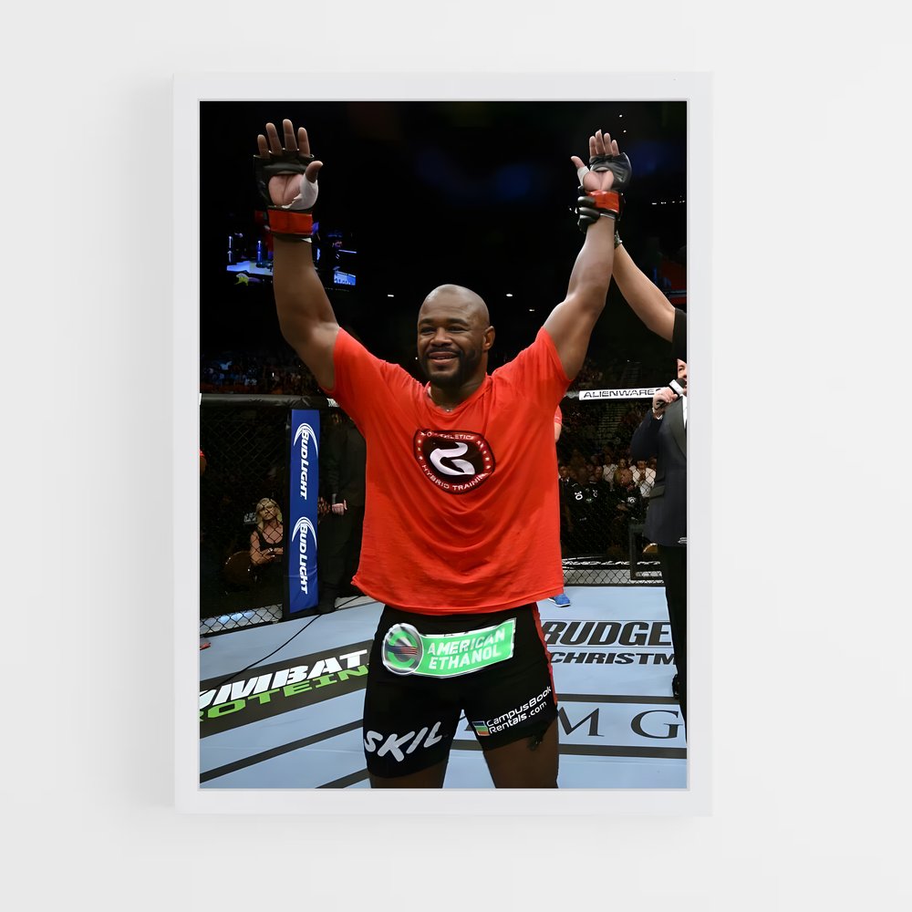 Poster Rashad evans – affiche MMA (vue 3)